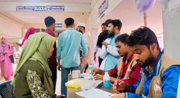 গকসু'র উদ্যোগে ফ্রি মেডিকেল ক্যাম্পেইন ও রক্তদান কমসূর্চী